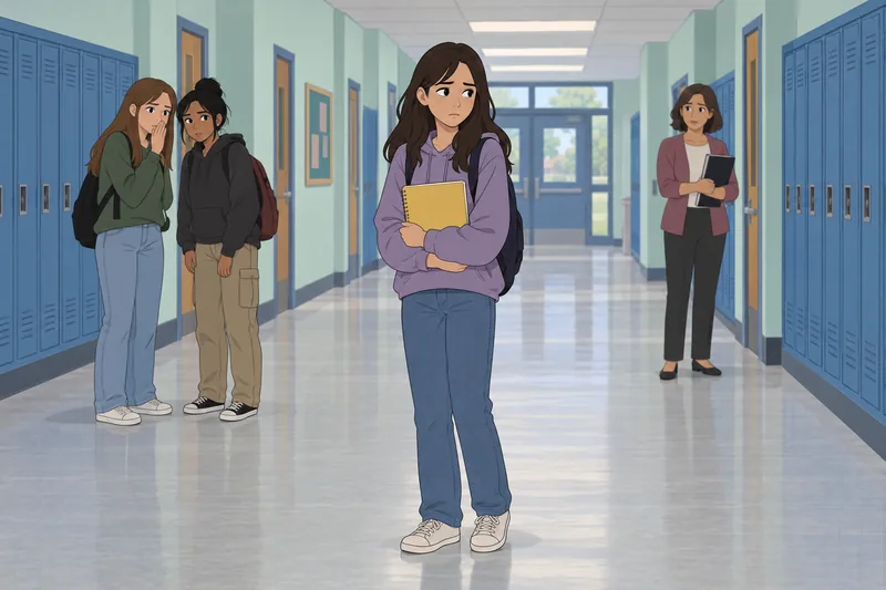 Bullying Structure Identification in a School Hallway.