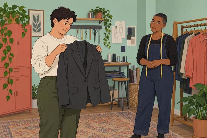 Butch or Femme style choices in a workshop.