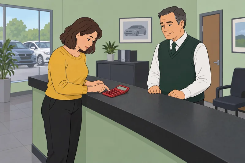 Buying a Car includes a focused payment calculation.