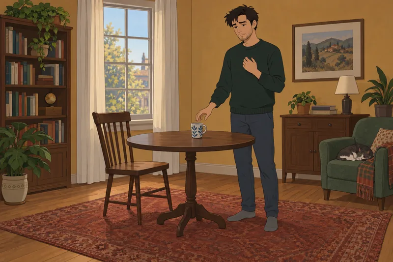 Cambridge Depersonalization Scale begins with a distant gaze.
