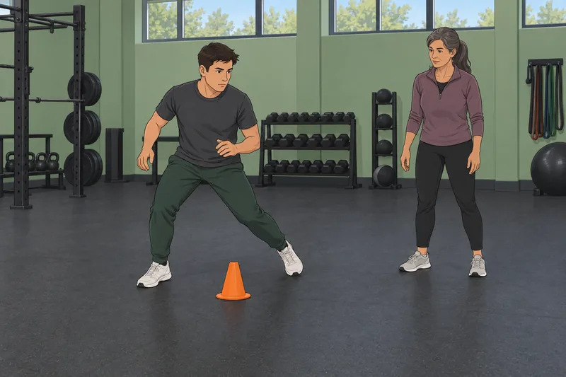 Can I Fight practice begins with steady footwork.