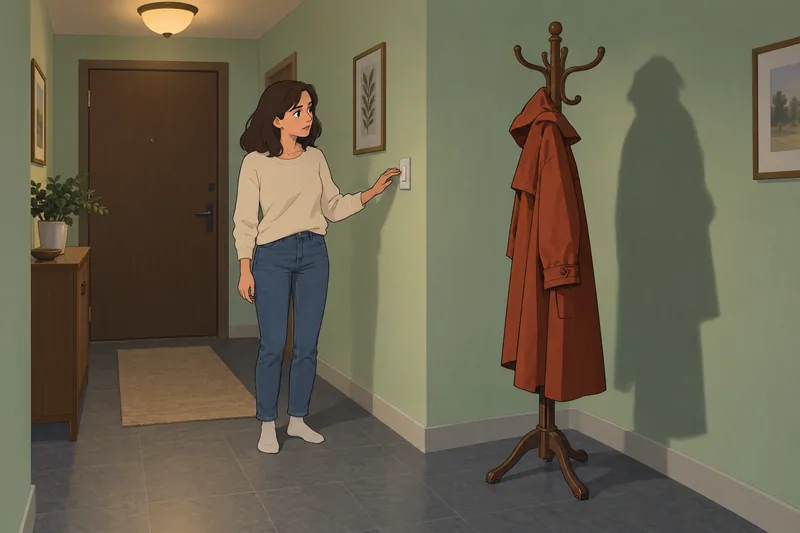 Can I See a coat-shaped shadow?
