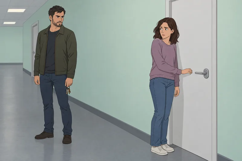 Can You Survive: a guarded clinic hallway.