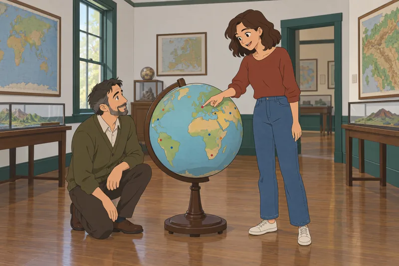 El cuestionario sobre capitales muestra un globo.