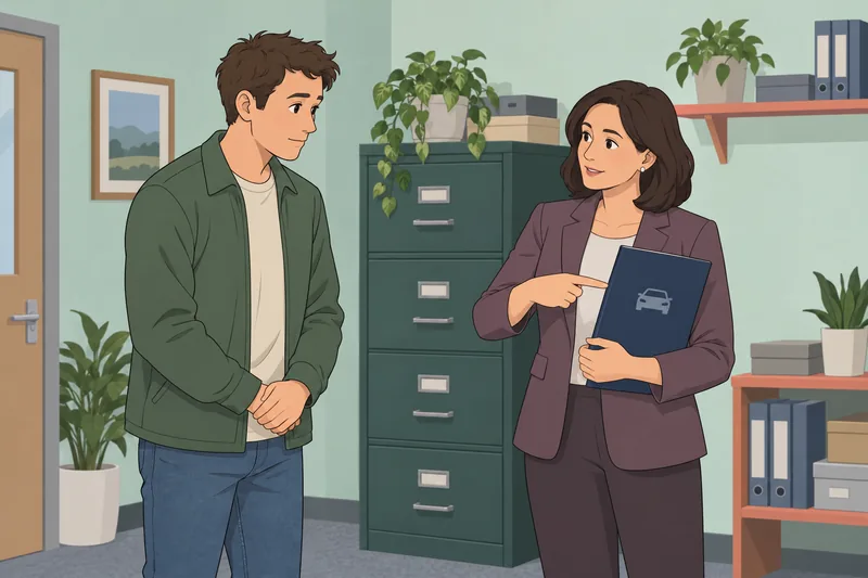Car Insurance Quiz shows a policy folder.