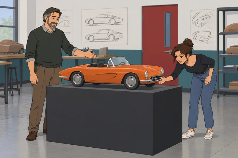 El cuestionario sobre modelos presenta un roadster.