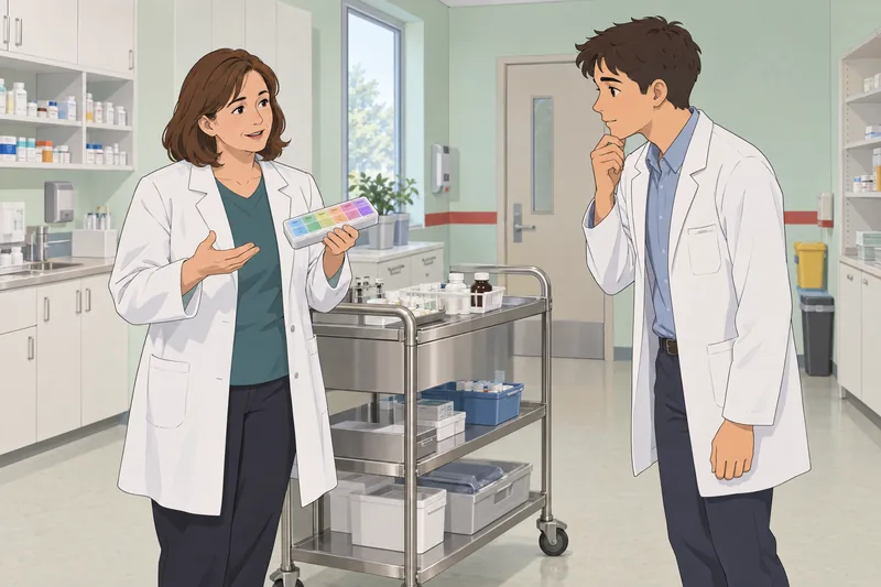 El cuestionario de farmacología muestra una revisión clínica.