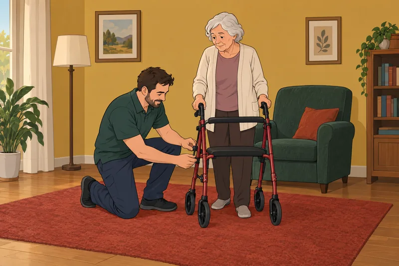 Zarit Burden Interview shows careful mobility support.