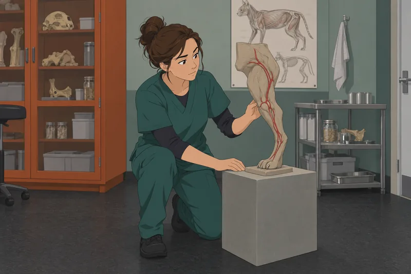 Cat Arteries Quiz follows a trainee examining vessels.