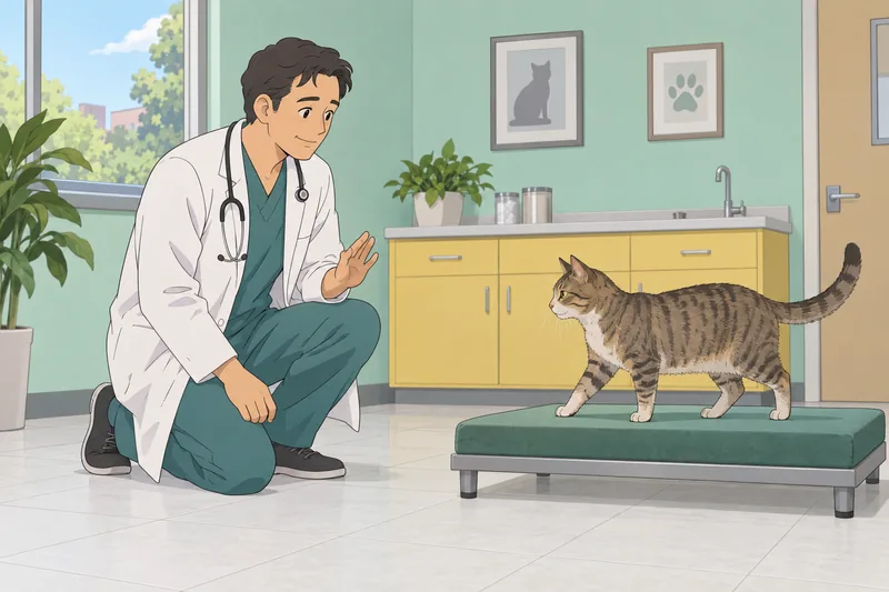 El cuestionario sobre los músculos felinos muestra calma.