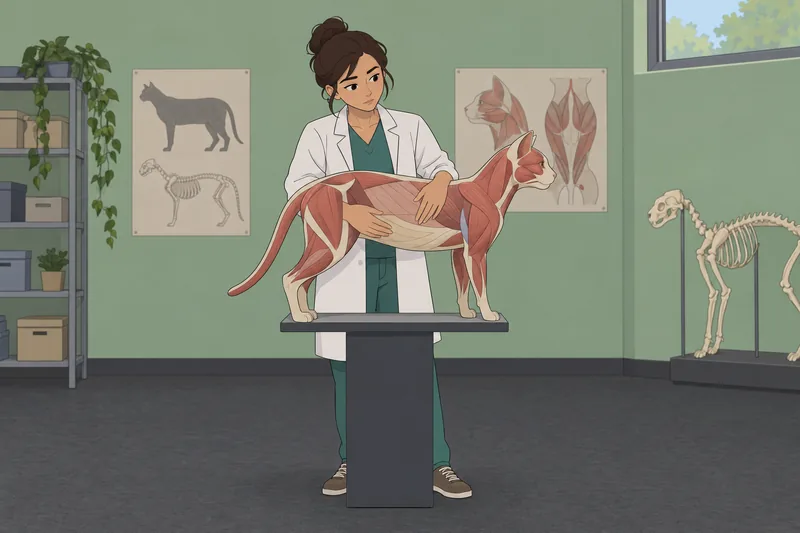 El cuestionario sobre los músculos felinos guía.