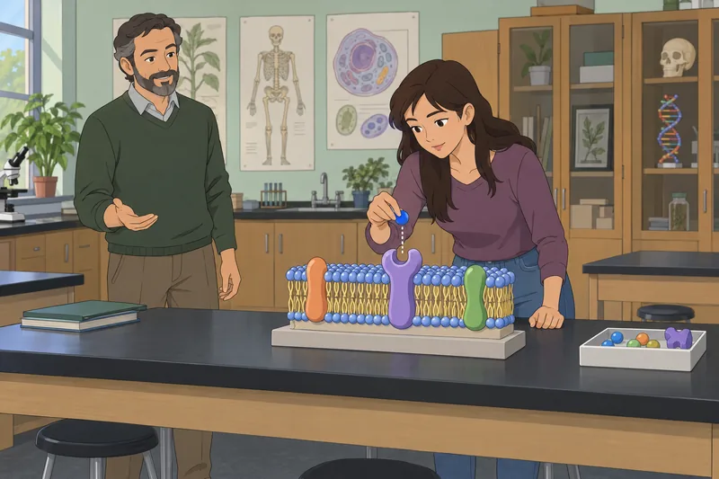 Cell Communication Quiz: Student matches a receptor signal.