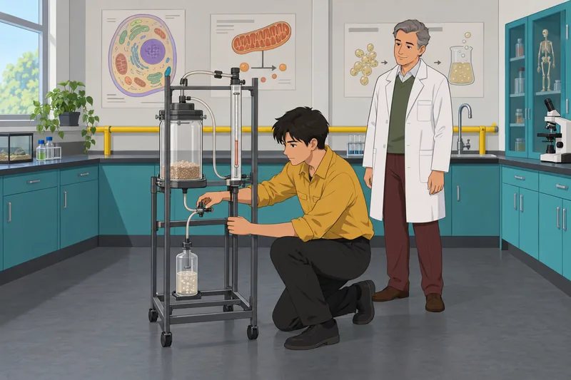 Cellular Respiration Quiz features a respirometer.