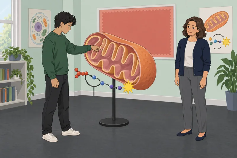 Cellular Respiration Quiz shows a mitochondrion lesson.