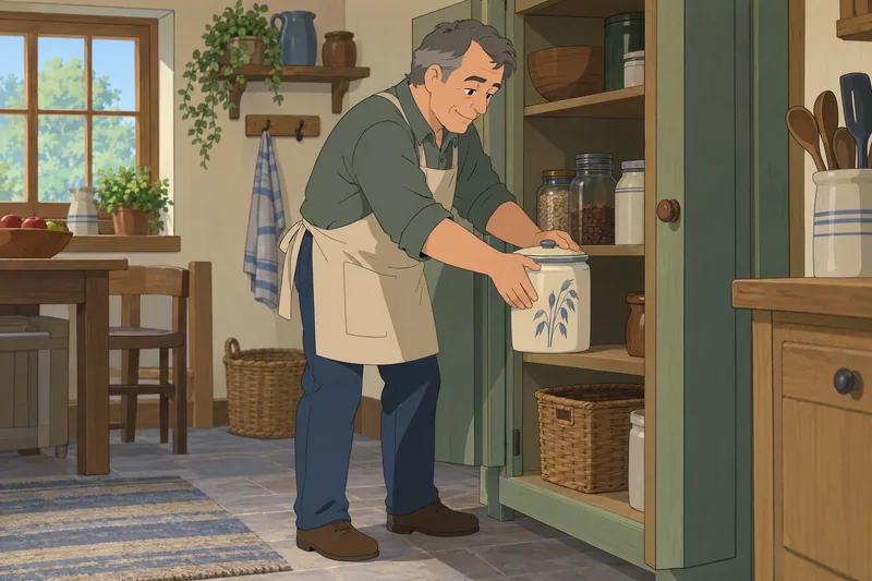El cuestionario sobre cereales muestra avena almacenada.