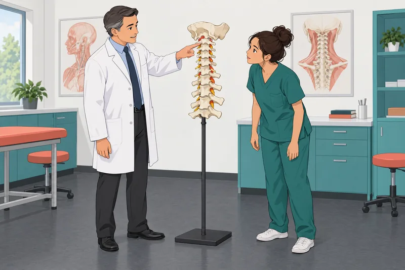 Cervical Vertebrae Quiz shows a neck anatomy lesson.