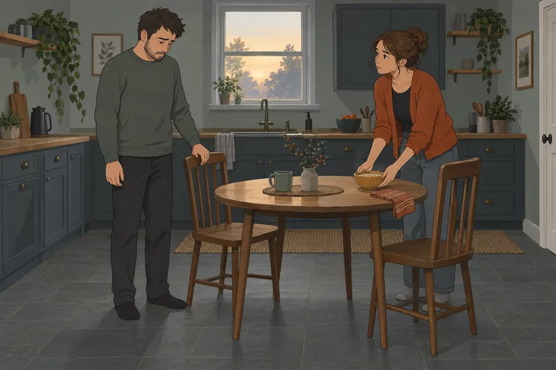 CES-D Depression Scale: a friend serves breakfast