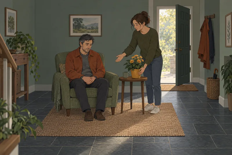 Test de depresión CES-D: flores sin alegría
