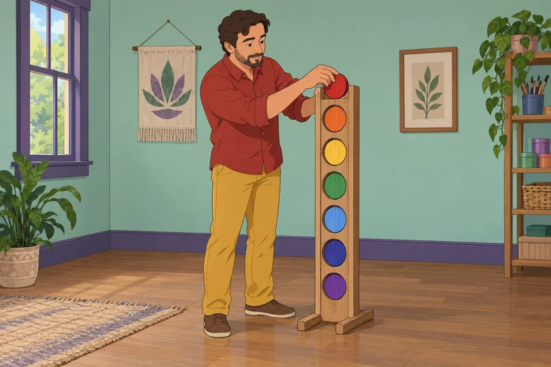 Chakra Test shows seven colorful balance tokens.