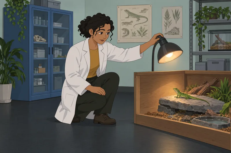 Characteristics of Life shows a lizard indoors.