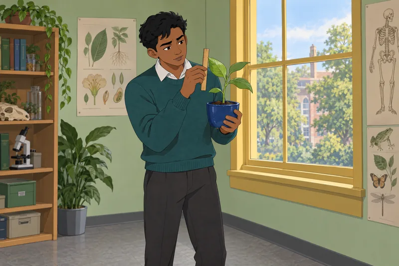 Characteristics of Life appears in a biology classroom.