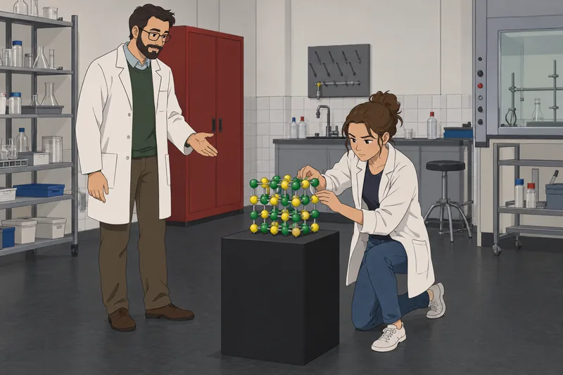 Chemical Bonding Quiz depicts an ionic lattice.