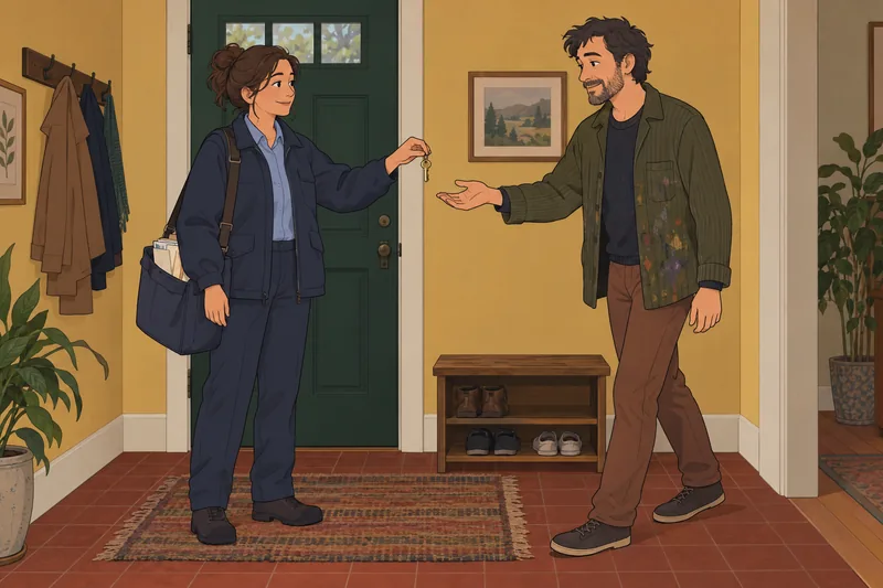Attachment Style Test presents a key exchange.