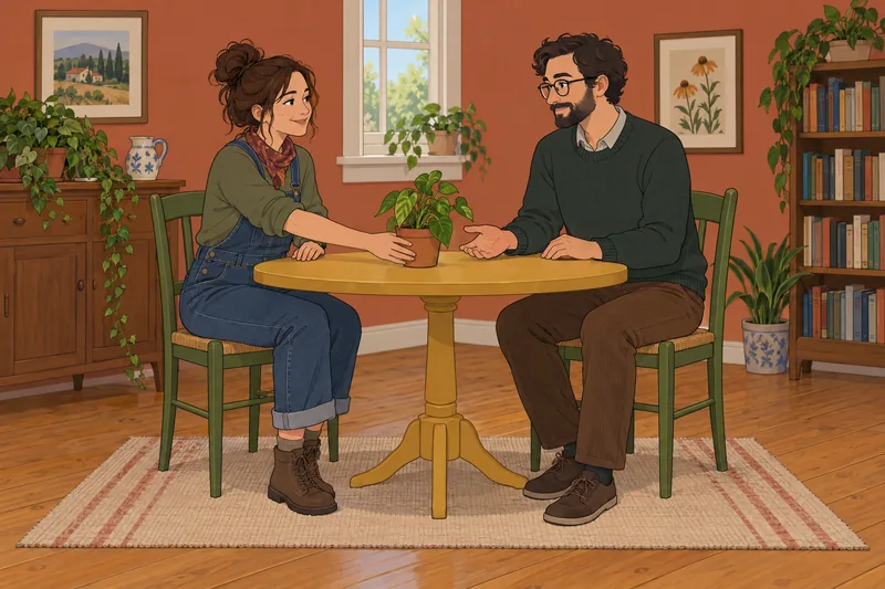 Attachment Style Test presents shared plant care.