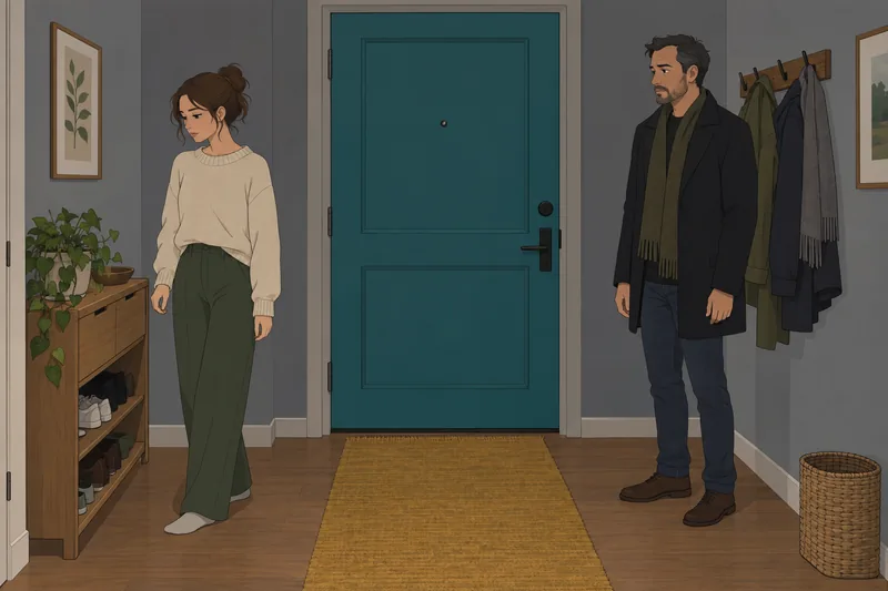 Evaluación del tipo muestra una puerta cerrada.
