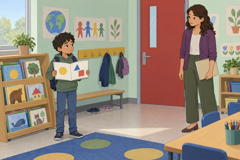 Child Acculturative Stress shows a newcomer learning.