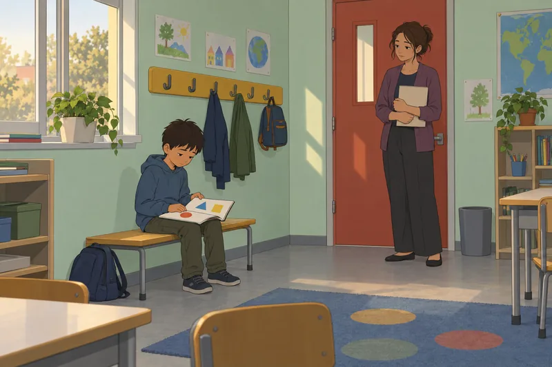 Este cuestionario infantil de adaptación muestra un alumno.