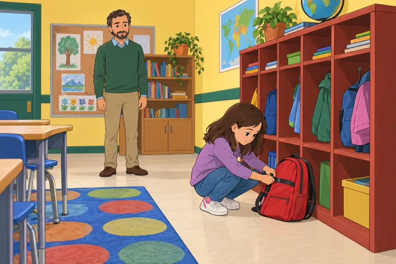 cuestionario de quejas muestra una mochila.