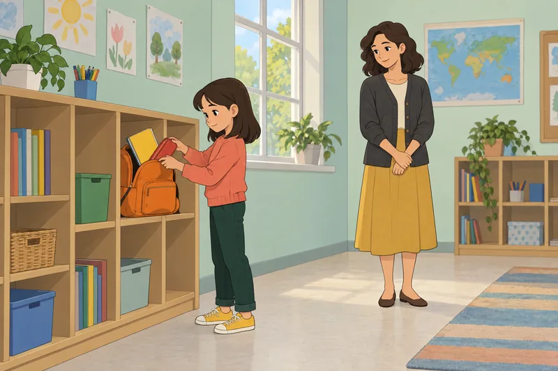 Children's Behavioral Self-Regulation appears in a classroom routine.