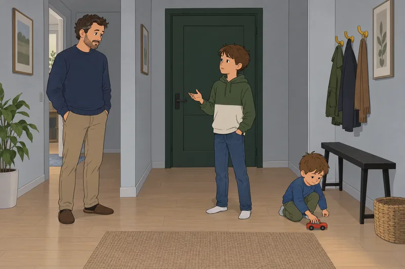 Una escena sobre la rivalidad con un juguete.