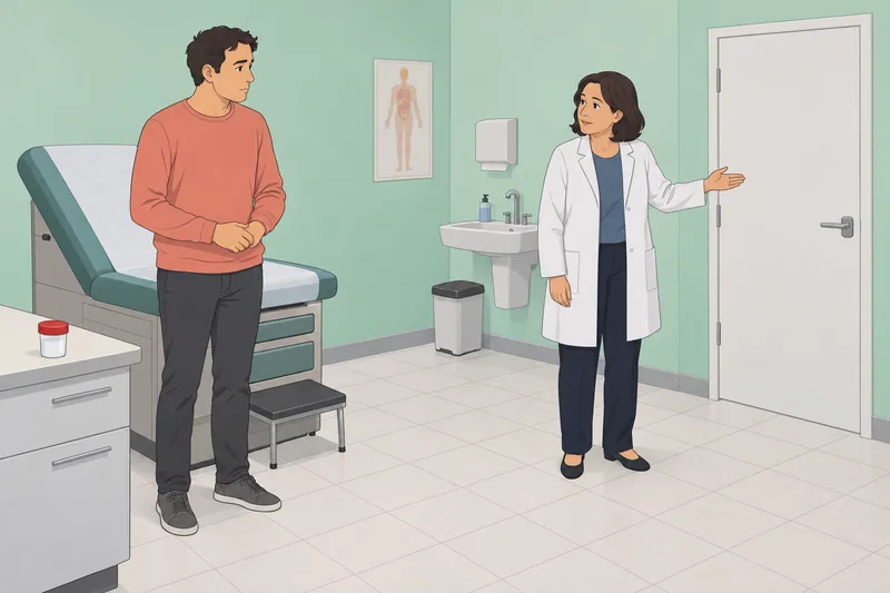 El cuestionario sobre clamidia guía una charla clínica.