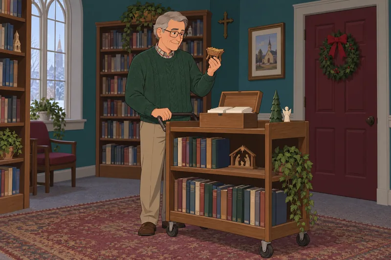 El concurso bíblico de Navidad en biblioteca