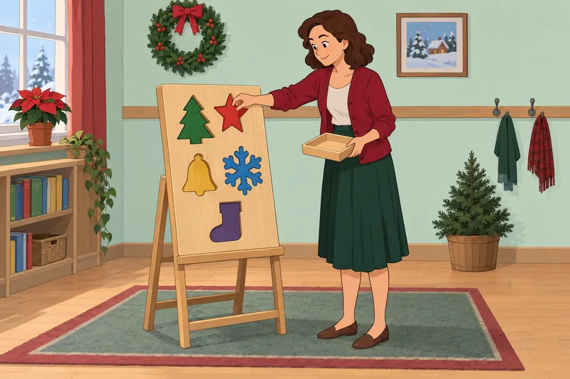 Christmas Brain Teasers show a patterned puzzle.