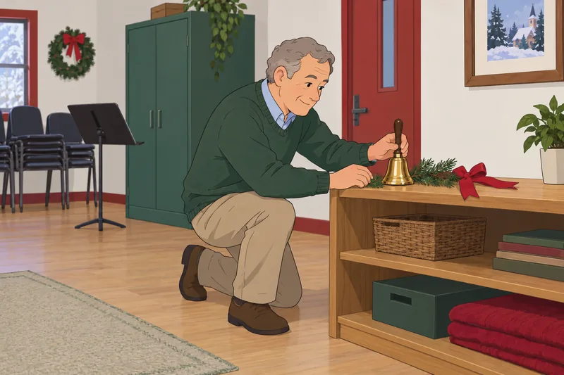 Christmas Song Picture shows a festive rebus arrangement.