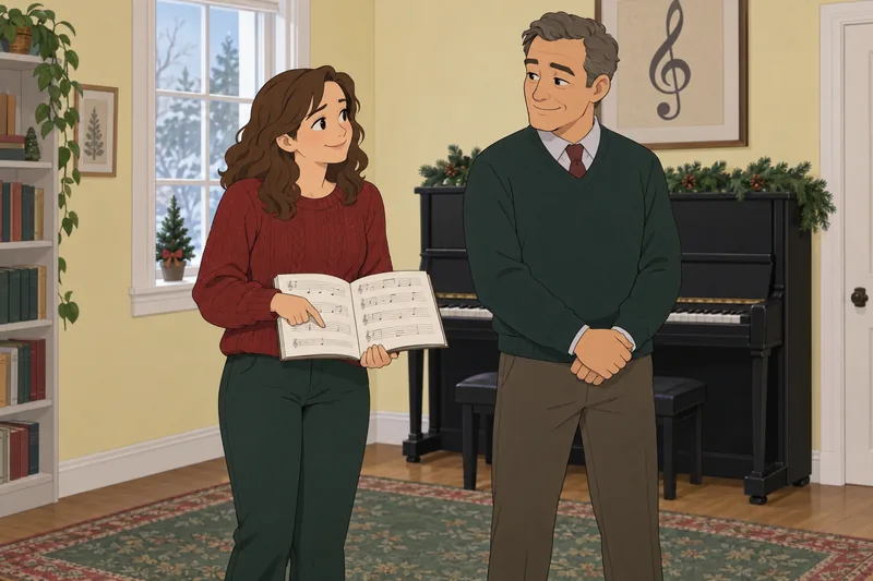 Quiz de canciones presenta una clase musical.