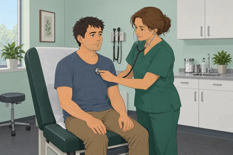 Chronic Fatigue Syndrome appears in a clinic consultation.