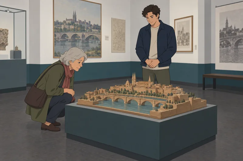 City Skyline Quiz presents a bridge-and-skyline model.