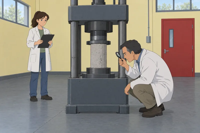 Ilustración del cuestionario de ingeniería en concreto.