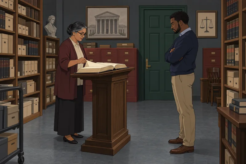 Civil Rights Quiz beside a courthouse law book.