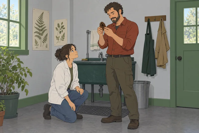 cuestionario sobre la clasificación vegetal muestra un cono.