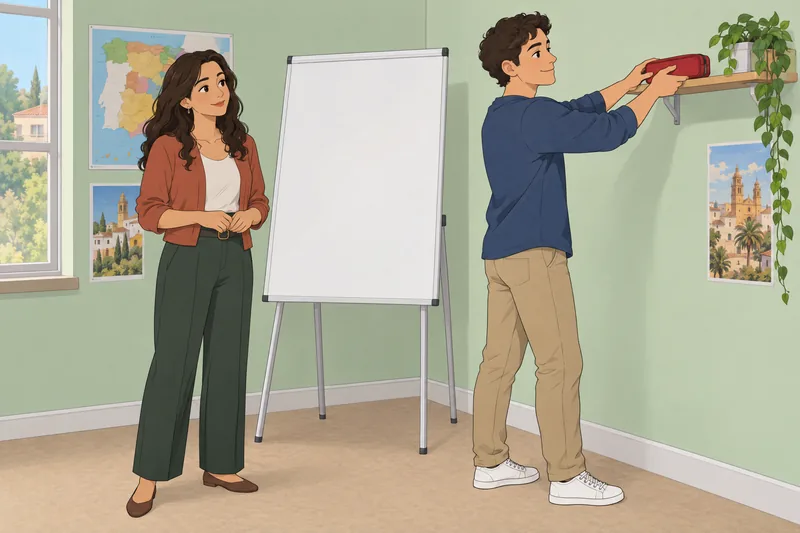 El cuestionario sobre objetos muestra un estuche.