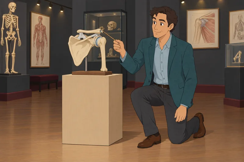 Clavicle Labeling Quiz features a shoulder-joint model.