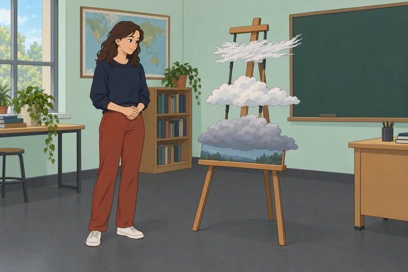El cuestionario sobre nubes muestra un modelo.