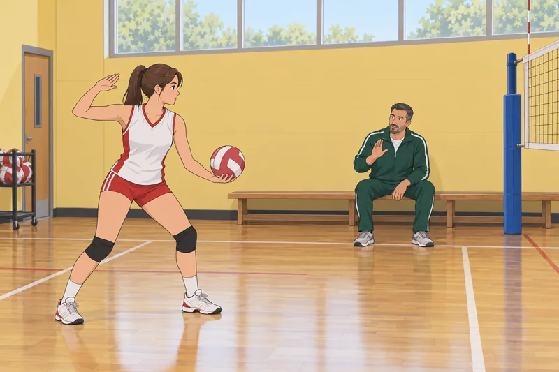 Coach-Athlete Relationship Questionnaire shows a volleyball serve.