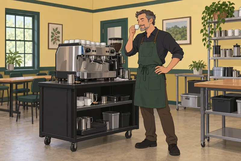 Quiz del café muestra espresso.