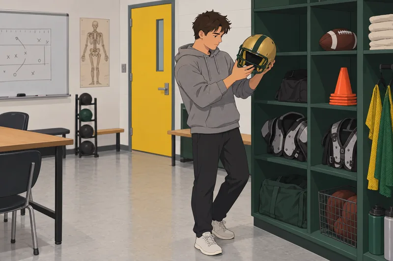 College Football Helmet clues emerge from color bands.